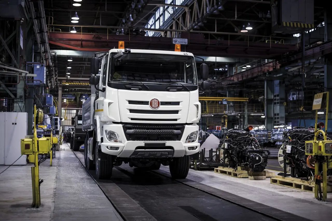 Tatra Trucks production line