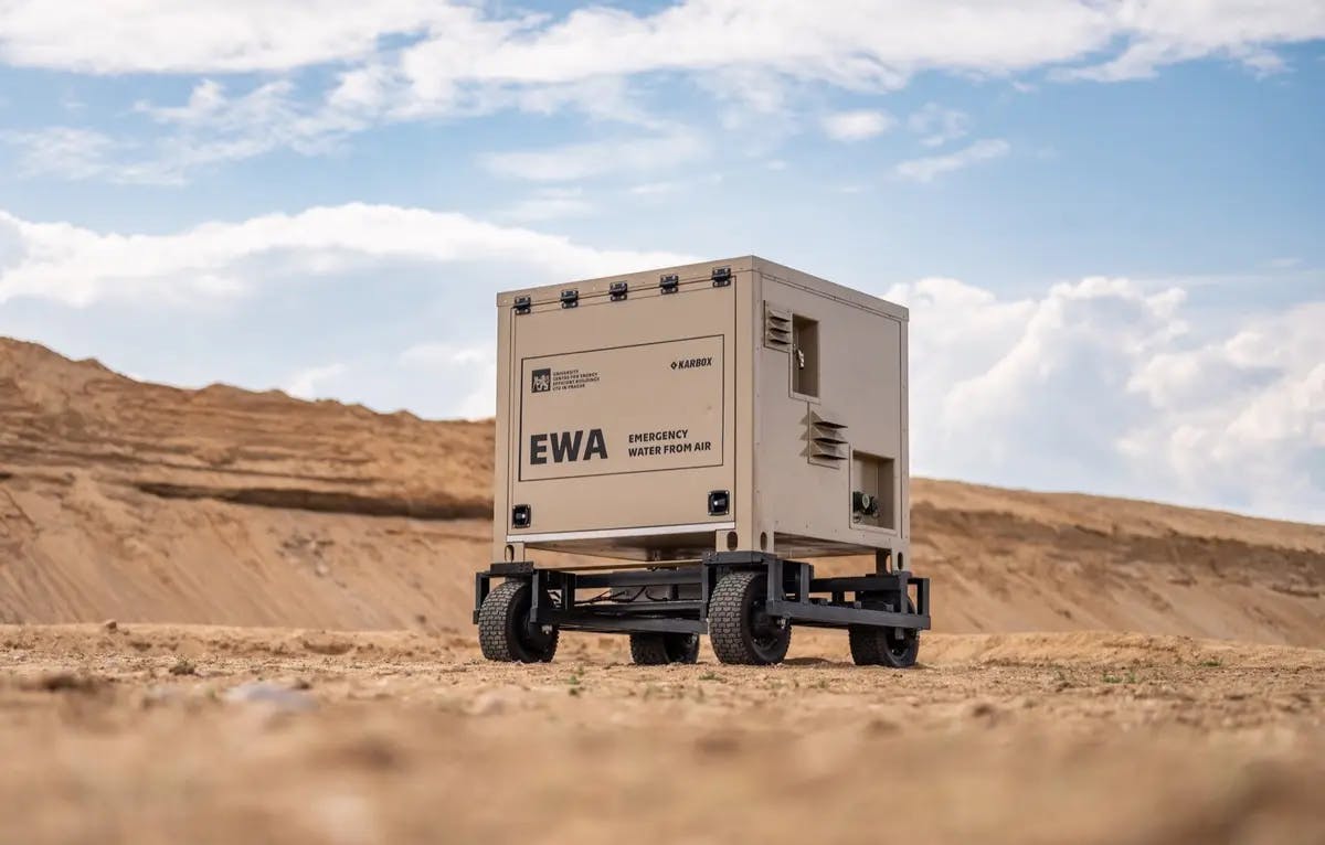 EWA can extract water from desert air